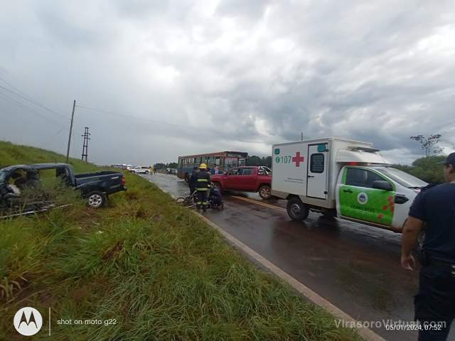 Grave accidente en Ruta 14 cerca de Liebig deja varios heridos